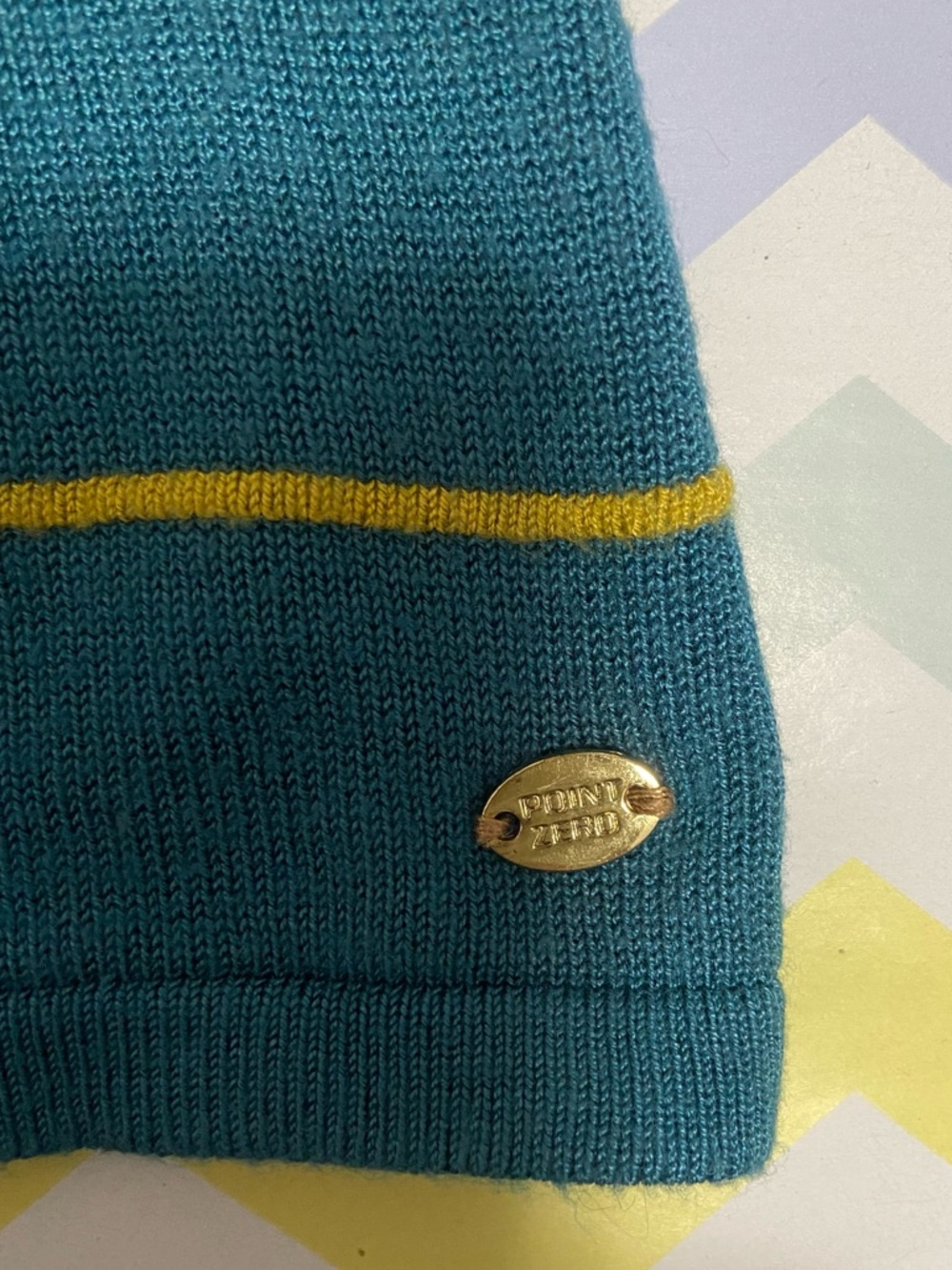 Point Zero Mustard Yellow Knit Top - Picture 5 of 9